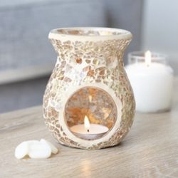 Gold Mosaic Wax Melt Burner
