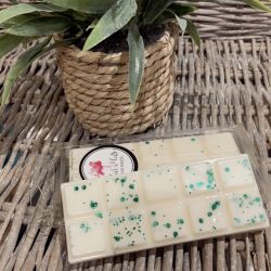 Emerald and ivory flower