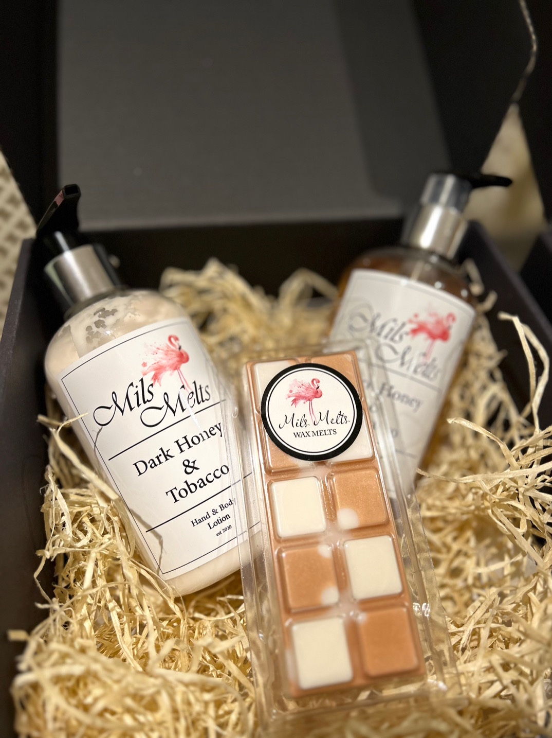 Dark honey and Tabacco luxury gift box