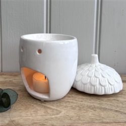 White acorn burner