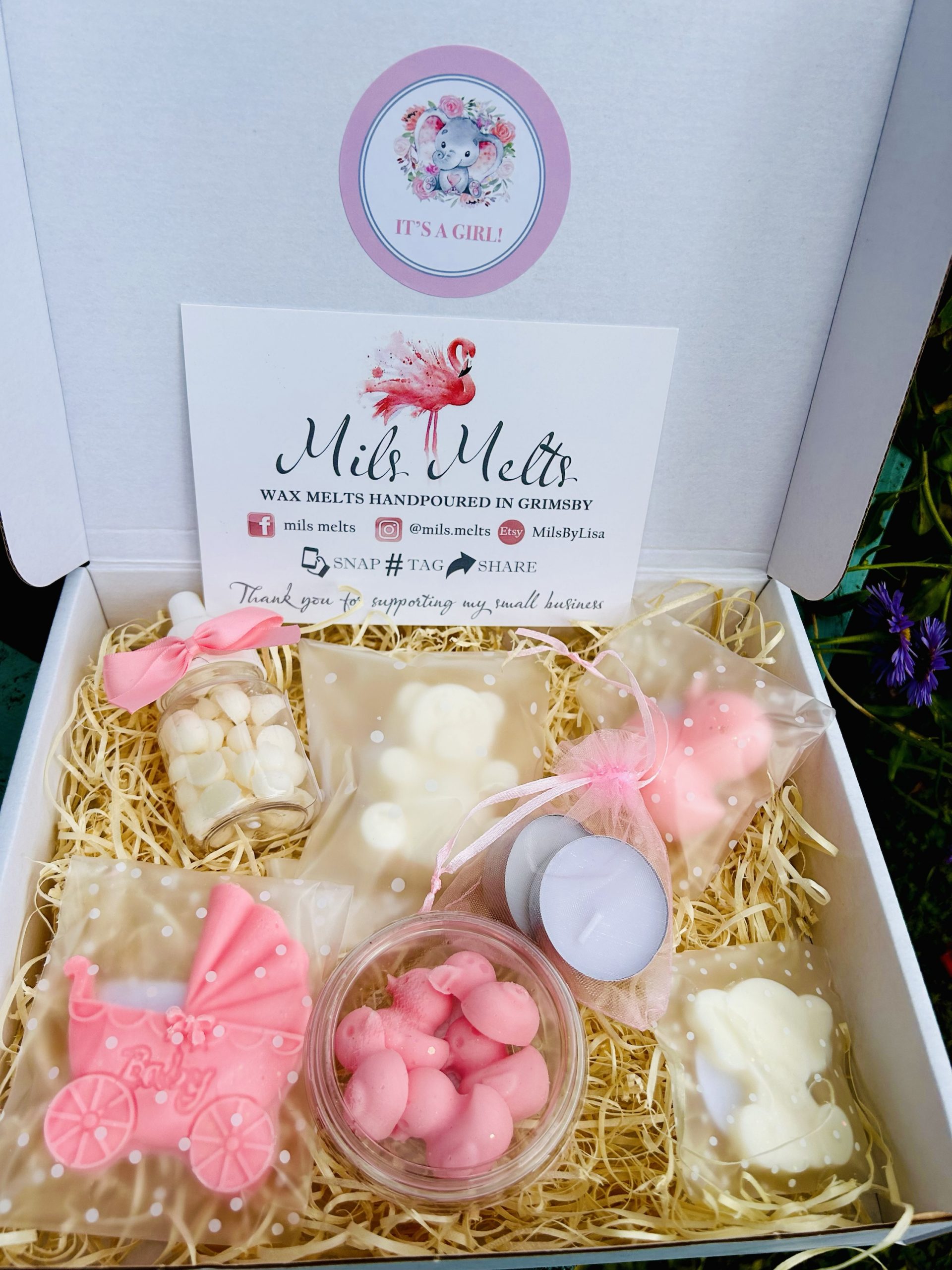 Baby shower/new mummy Wax Melt gift box 🩷