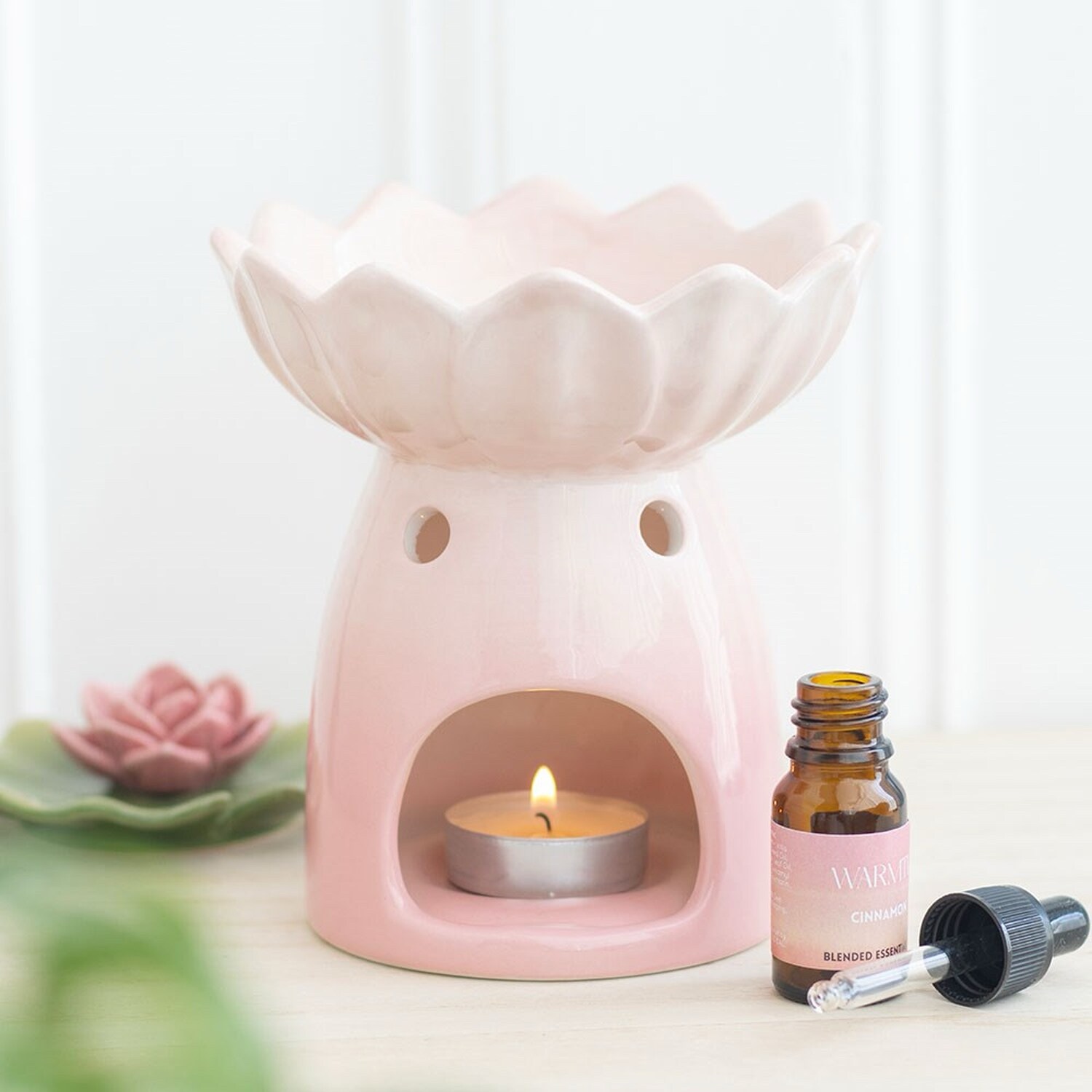pink water lily burner