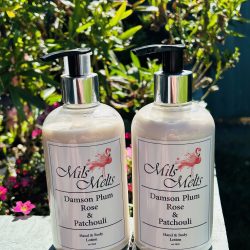 Damson plum rose & patchouli luxury hand and body lotion