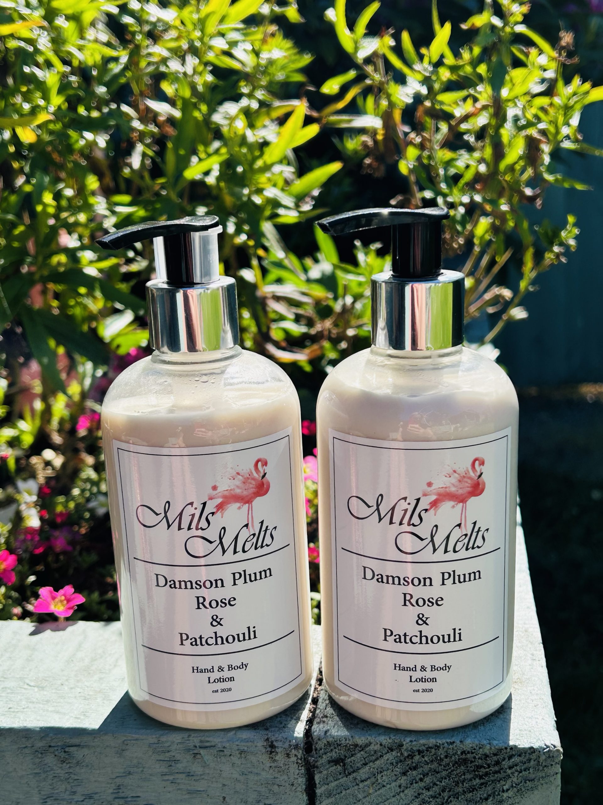 Damson plum rose & patchouli luxury hand and body lotion