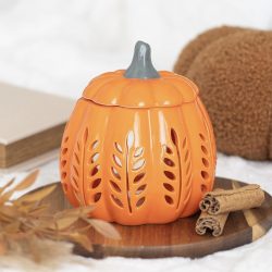 Orange leaf cut out pumpkin 🎃
