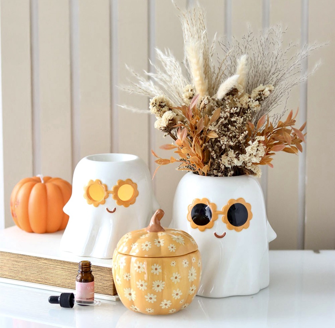 floral pumpkin burner - Image 2