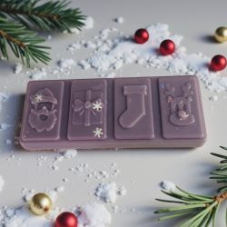 Frosted plum snap bar