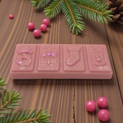 frosted wonder rose snap bar