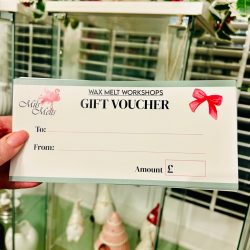 Wax melt workshop gift voucher