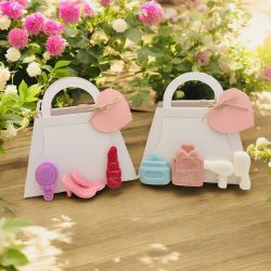 Perfume Shapes in a  handbag 💄👠👛