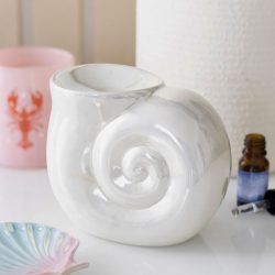 Pearlescent spiral burner